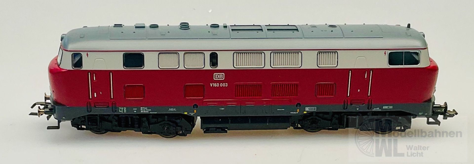 Roco 43840 - Roco - Diesellok V160 003 DB Ep.III mit Buch in Holzkiste H0/GL